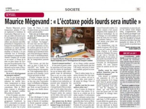 Ecotaxe poids lourds.