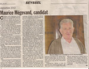 Hebdo des SAVOIE Jeudi 27 Octobre.